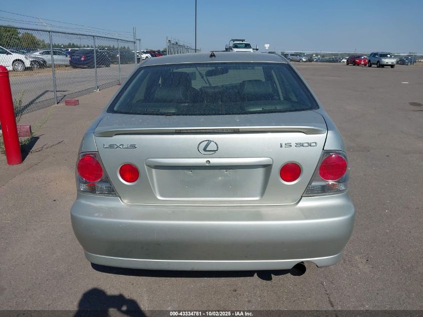 2002 Lexus Is 300 Base W/5-Speed Manual VIN: JTHBD192220043067 Lot: 43334781
