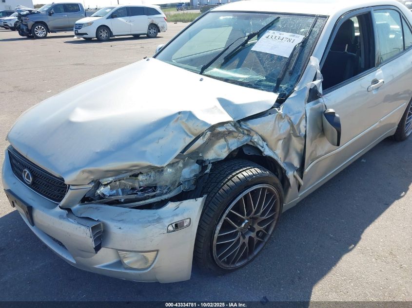 2002 Lexus Is 300 Base W/5-Speed Manual VIN: JTHBD192220043067 Lot: 43334781