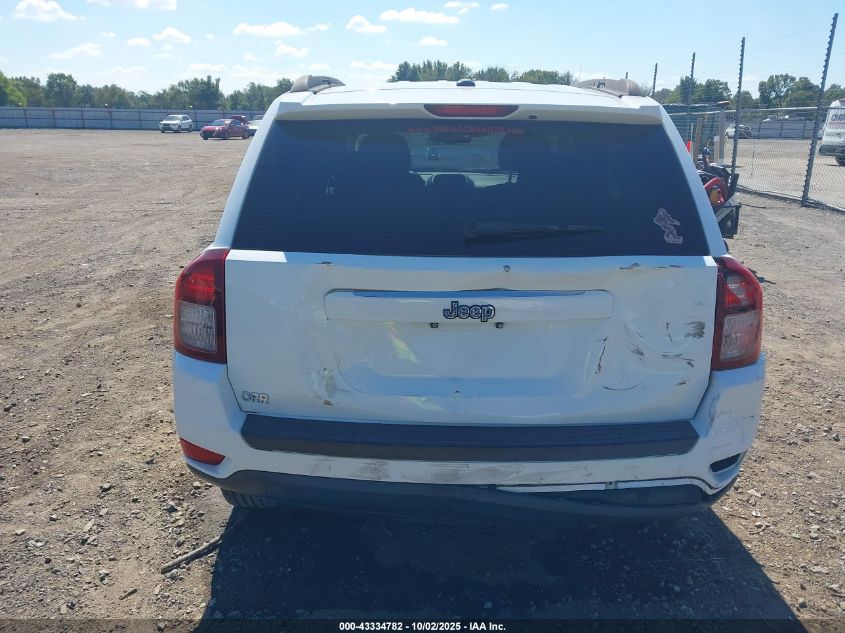 2016 Jeep Compass Sport VIN: 1C4NJCBA1GD743148 Lot: 43334782