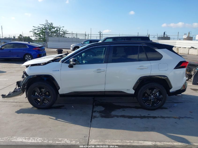 2020 Toyota Rav4 Hybrid Xse VIN: 2T3EWRFV9LW047930 Lot: 43334786