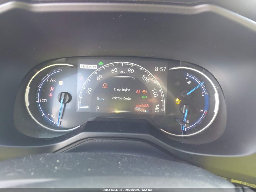 2020 Toyota Rav4 Hybrid Xse VIN: 2T3EWRFV9LW047930 Lot: 43334786