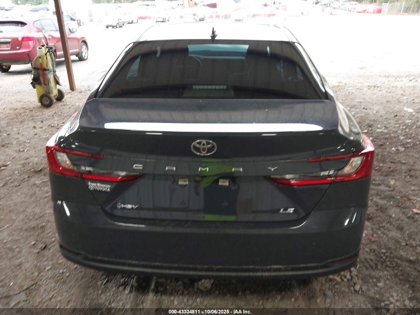 2025 Toyota Camry Le VIN: 4T1DAACK9SU567378 Lot: 43371263