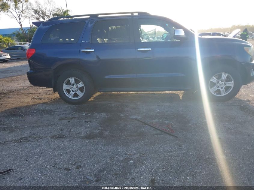 2008 Toyota Sequoia Limited 5.7L V8 VIN: 5TDZY68A68S001310 Lot: 43334826