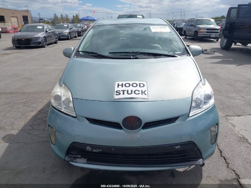 2012 Toyota Prius Three VIN: JTDKN3DU4C5440450 Lot: 43334868