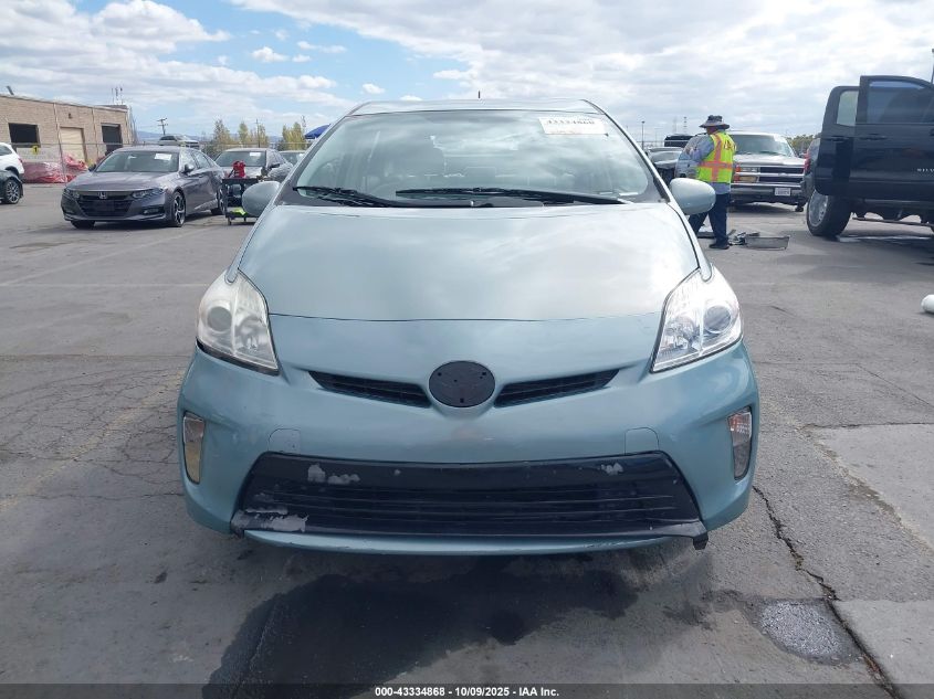 2012 Toyota Prius Three VIN: JTDKN3DU4C5440450 Lot: 43334868