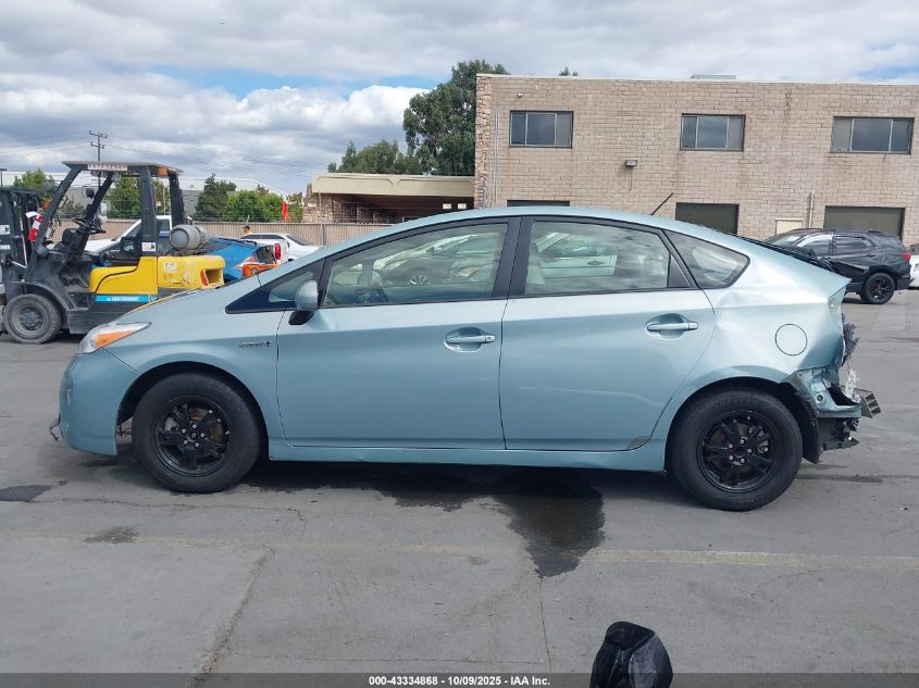2012 Toyota Prius Three VIN: JTDKN3DU4C5440450 Lot: 43334868