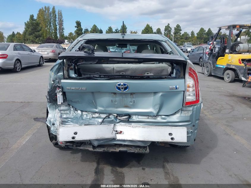 2012 Toyota Prius Three VIN: JTDKN3DU4C5440450 Lot: 43334868