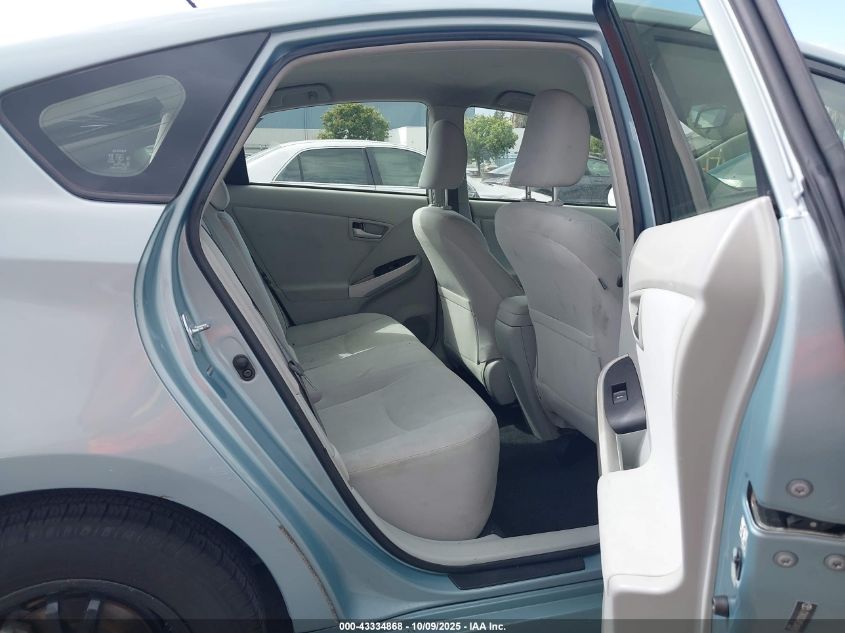 2012 Toyota Prius Three VIN: JTDKN3DU4C5440450 Lot: 43334868