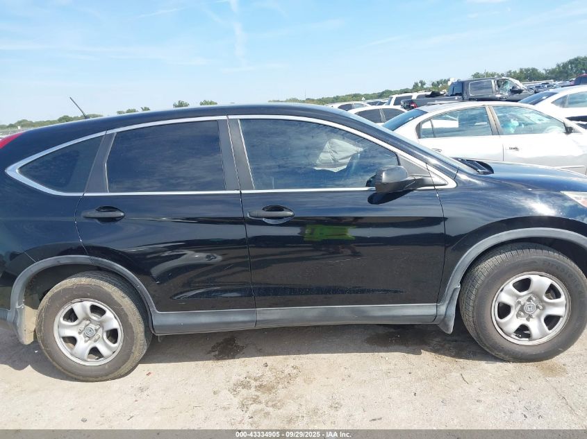 2013 Honda Cr-V Lx VIN: 2HKRM3H31DH514590 Lot: 43334905