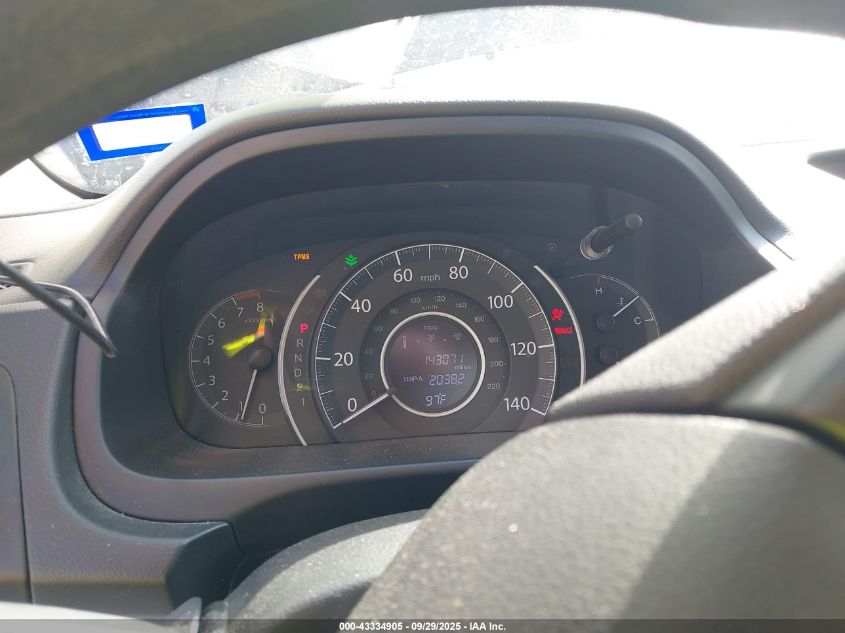 2013 Honda Cr-V Lx VIN: 2HKRM3H31DH514590 Lot: 43334905