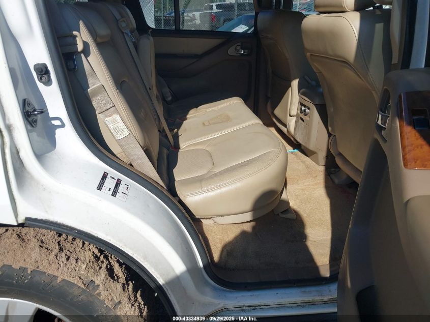 2006 Nissan Pathfinder Le VIN: 5N1AR18U96C678725 Lot: 43334939