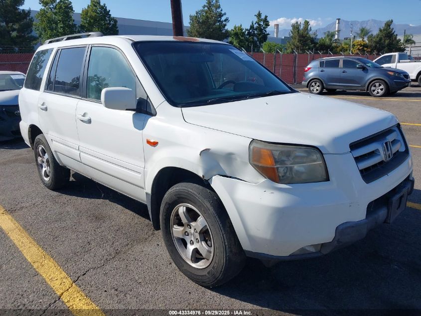 2008 Honda Pilot Ex-L VIN: 5FNYF18598B055700 Lot: 43334976