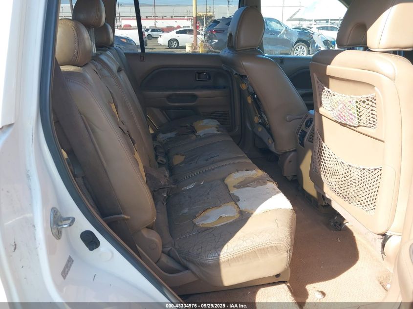 2008 Honda Pilot Ex-L VIN: 5FNYF18598B055700 Lot: 43334976