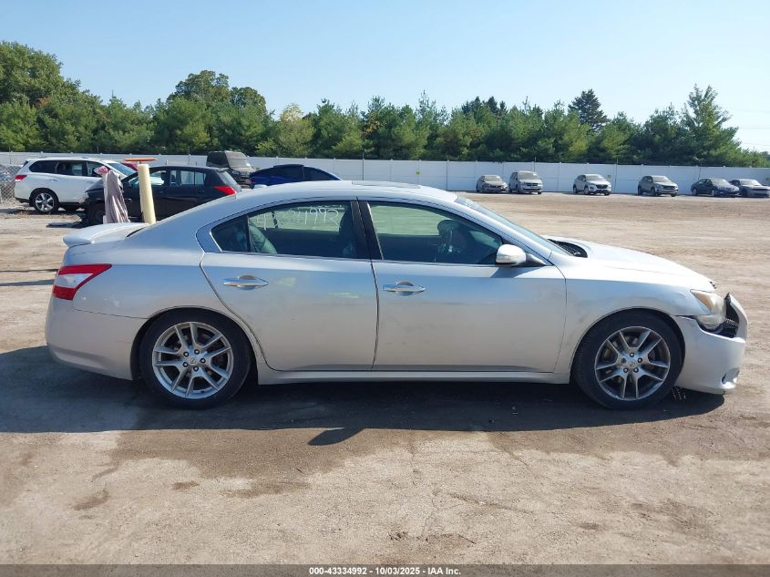 2009 Nissan Maxima 3.5 Sv VIN: 1N4AA51E59C807611 Lot: 43334992