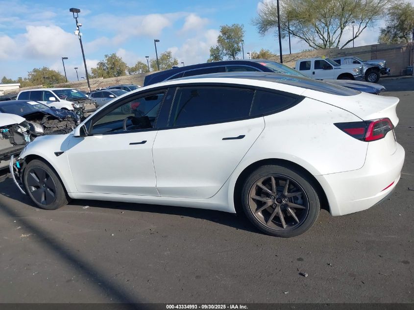 2023 Tesla Model 3 Rear-Wheel Drive VIN: 5YJ3E1EA3PF407778 Lot: 43334993