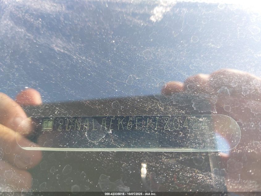 2015 Chevrolet Equinox Ls VIN: 2GNALAEK6F1180424 Lot: 43335016