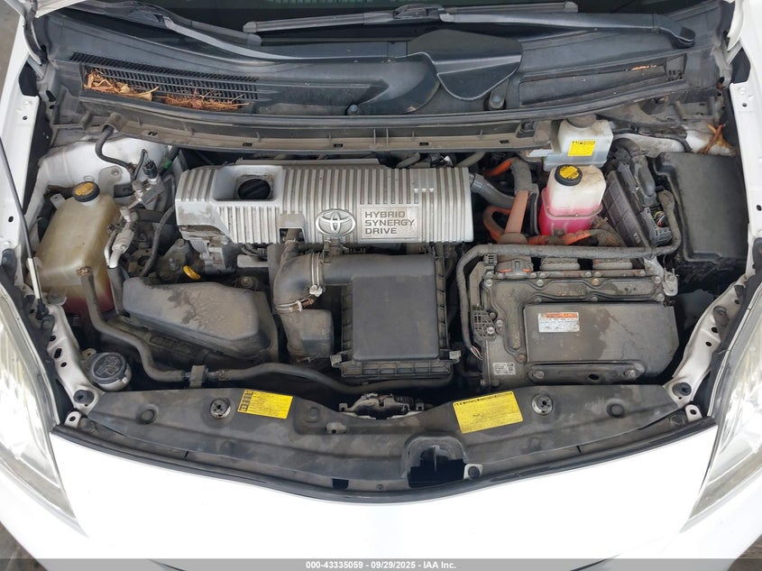 2013 TOYOTA PRIUS TWO JTDKN3DU7D0353804