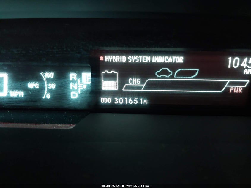 2013 TOYOTA PRIUS TWO JTDKN3DU7D0353804