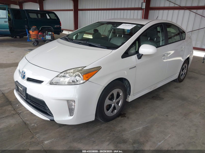 2013 TOYOTA PRIUS TWO JTDKN3DU7D0353804
