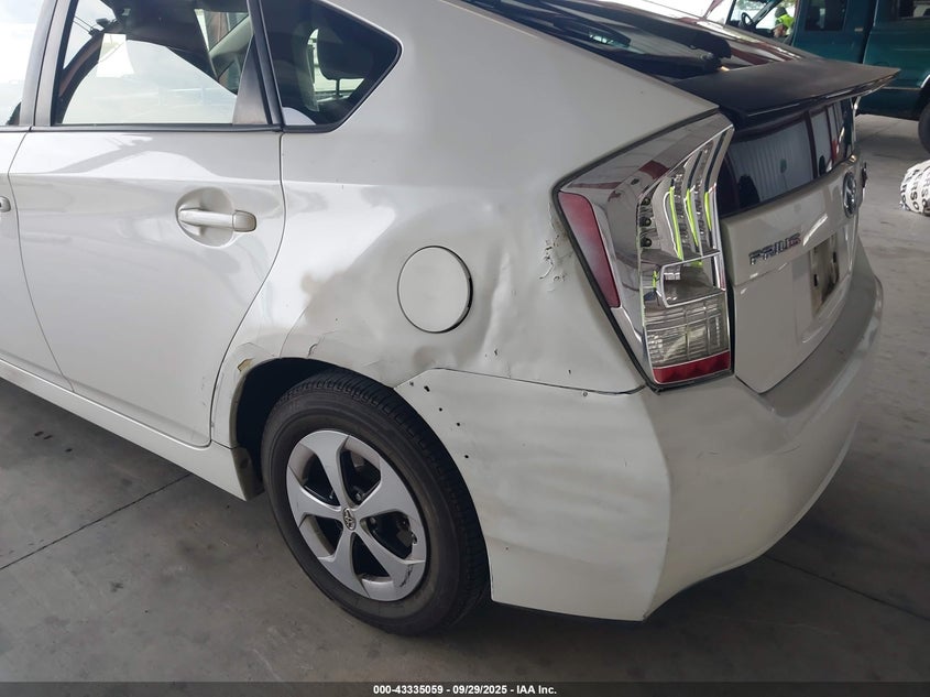 2013 TOYOTA PRIUS TWO JTDKN3DU7D0353804