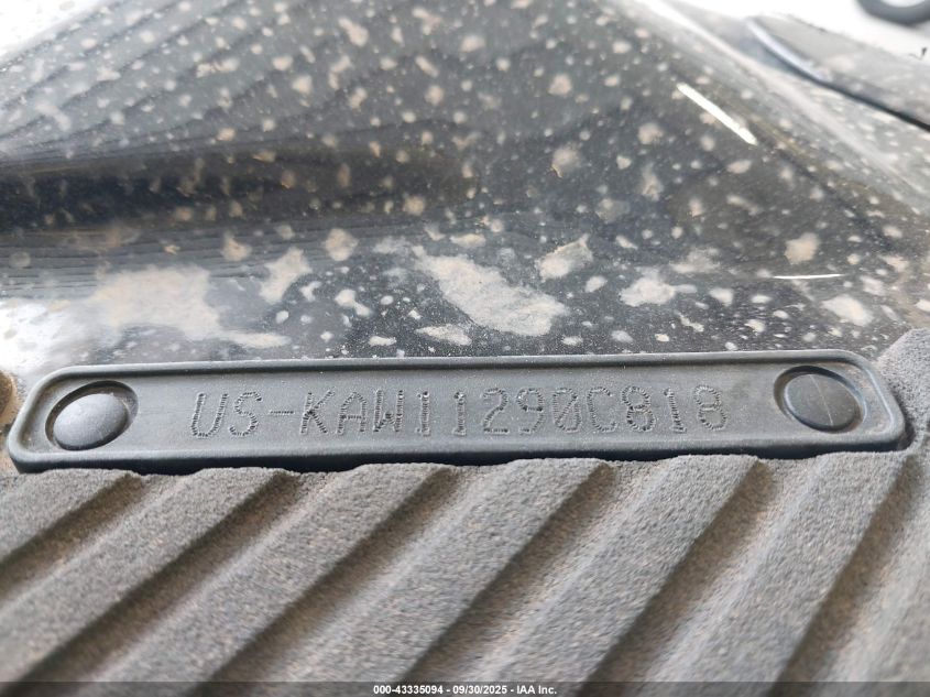 2018 Kawasaki Other VIN: KAW11290C818 Lot: 43335094