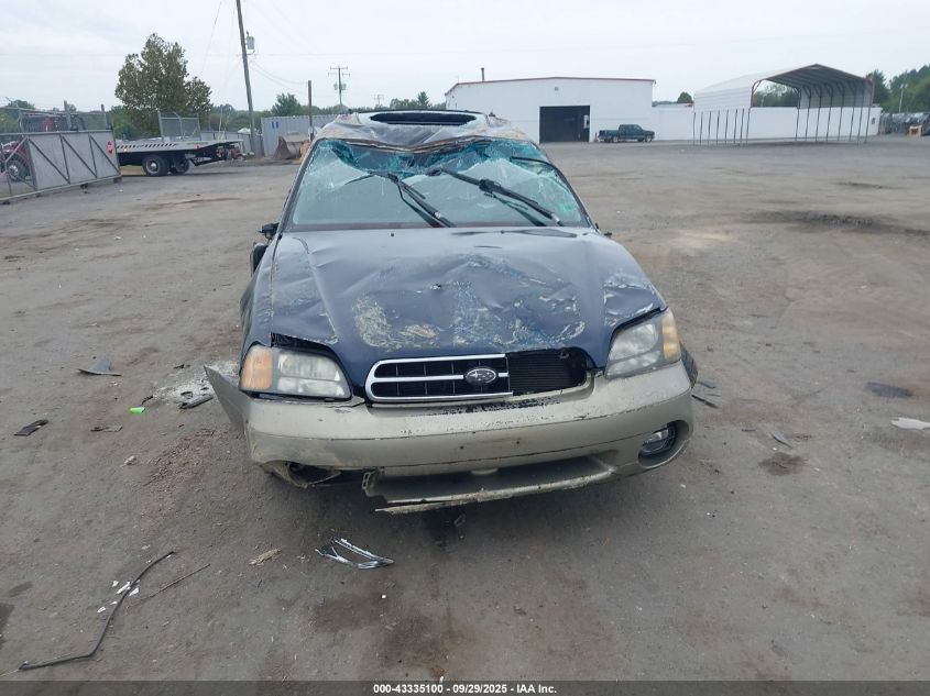 2000 Subaru Outback Limited VIN: 4S3BH6861Y6668914 Lot: 43335100