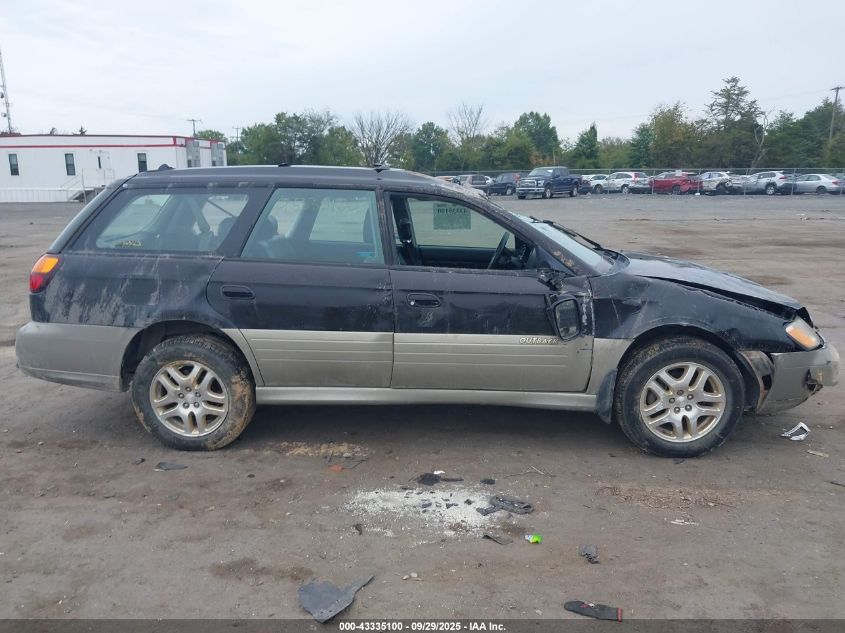 2000 Subaru Outback Limited VIN: 4S3BH6861Y6668914 Lot: 43335100