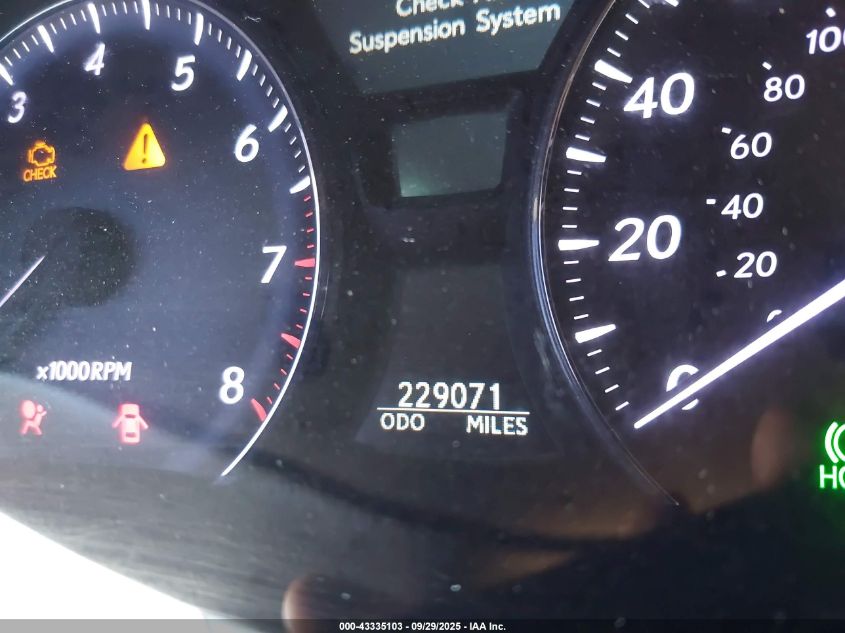 2009 Lexus Ls 460 VIN: JTHCL46F595003031 Lot: 43335103