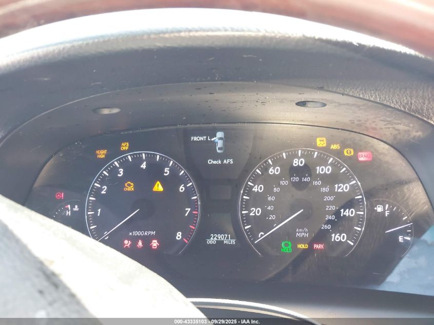 2009 Lexus Ls 460 VIN: JTHCL46F595003031 Lot: 43335103