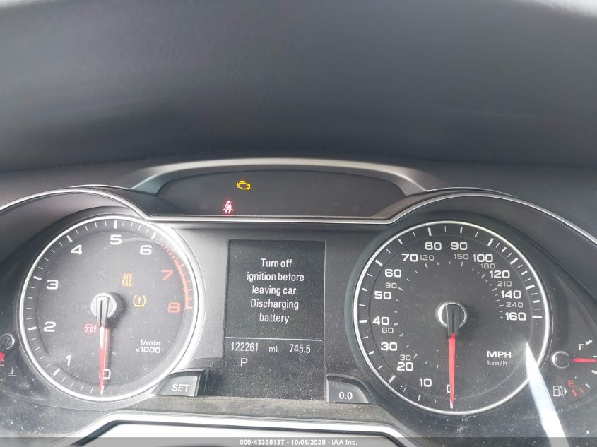 2013 Audi A4 2.0T Premium VIN: WAUKFAFL3DN034986 Lot: 43335137