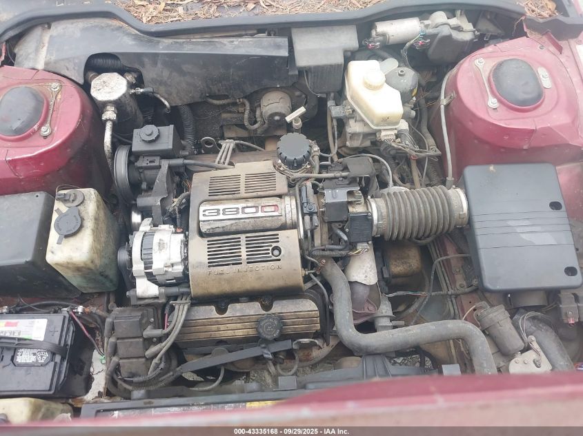 1988 Buick Electra T-Type VIN: 1G4CF51C7J1638383 Lot: 43335168