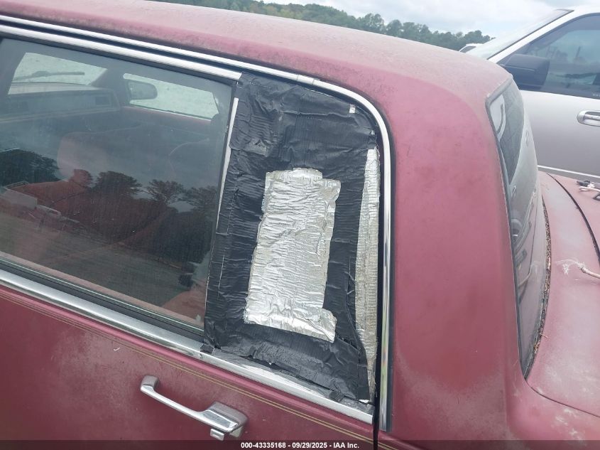 1988 Buick Electra T-Type VIN: 1G4CF51C7J1638383 Lot: 43335168