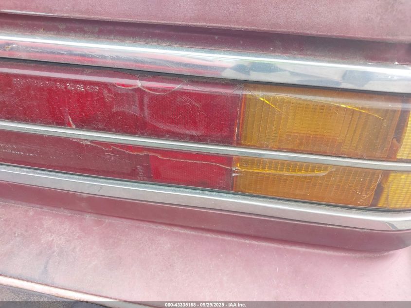 1988 Buick Electra T-Type VIN: 1G4CF51C7J1638383 Lot: 43335168