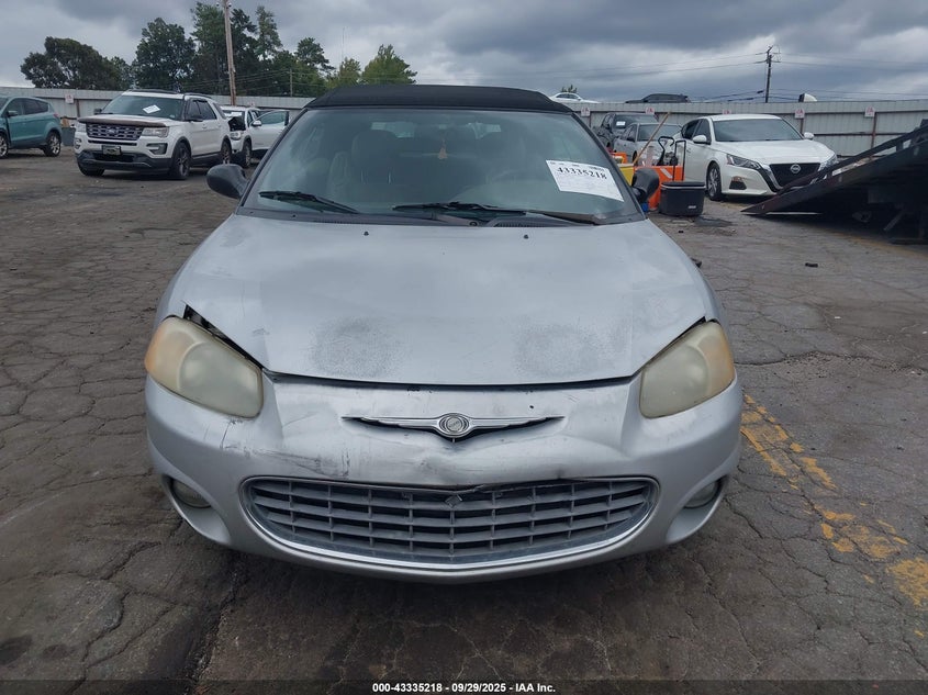 2001 Chrysler Sebring Lxi VIN: 1C3EL55UX1N500410 Lot: 43335218