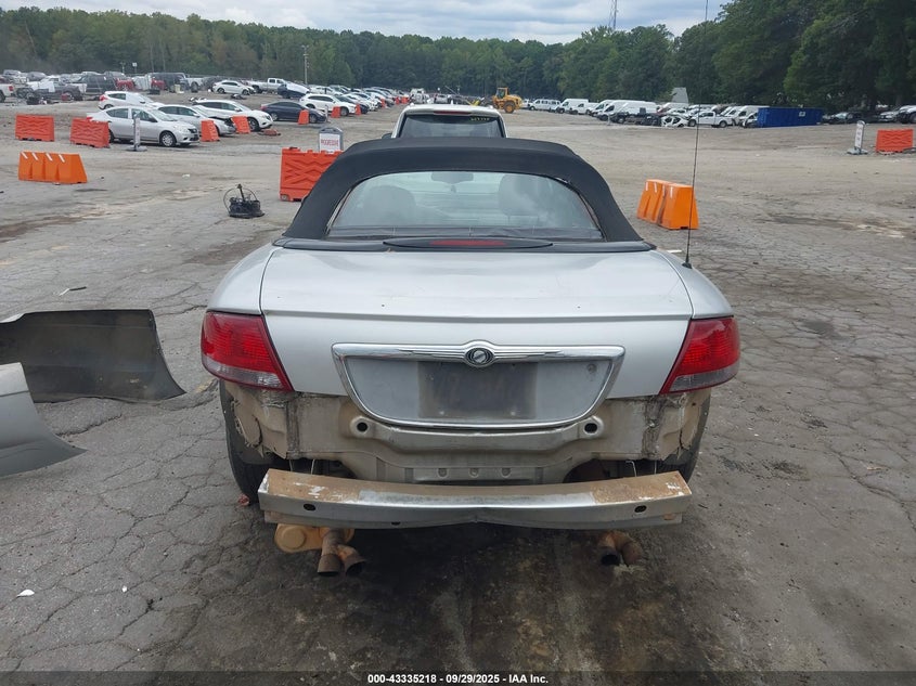 2001 Chrysler Sebring Lxi VIN: 1C3EL55UX1N500410 Lot: 43335218
