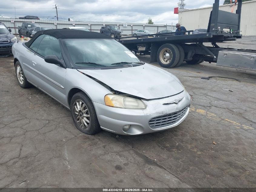 2001 Chrysler Sebring Lxi