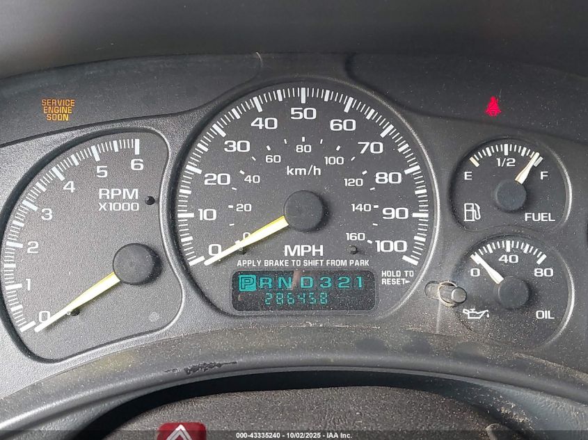 2000 Chevrolet Silverado 1500 Ls VIN: 2GCEK19T8Y1280401 Lot: 43335240