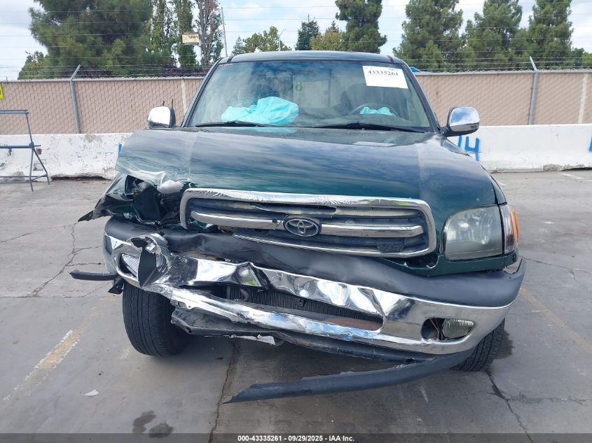 2002 Toyota Tundra Sr5 V8 VIN: 5TBRT34112S302652 Lot: 43335261