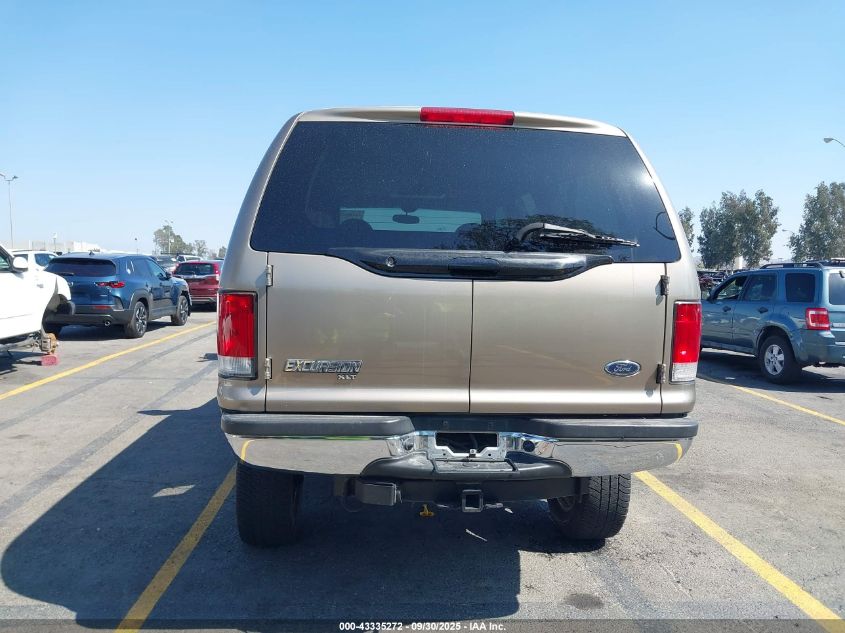 2000 Ford Excursion Xlt VIN: 1FMNU41S7YEB85188 Lot: 43335272