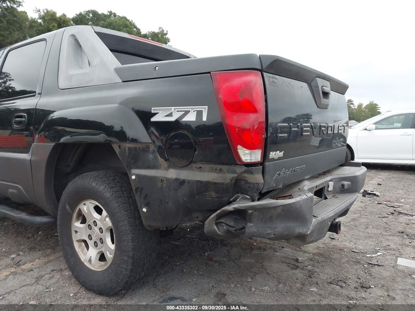 2003 Chevrolet Avalanche 1500 VIN: 3GNEK13T83G108773 Lot: 43335302