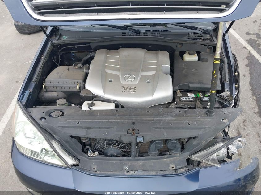 2005 Lexus Gx 470 VIN: JTJBT20X250070421 Lot: 43335304