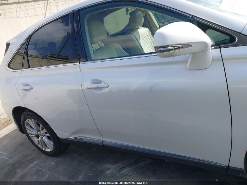 2010 Lexus Rx 450H VIN: JTJZB1BA3A2402675 Lot: 43335306