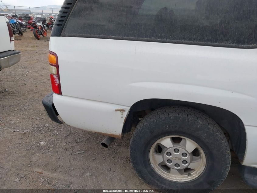 2003 Chevrolet Suburban 1500 Ls VIN: 3GNFK16Z93G286339 Lot: 43335308