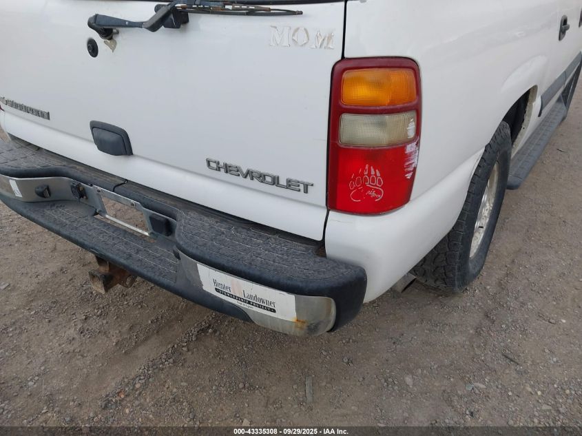 2003 Chevrolet Suburban 1500 Ls VIN: 3GNFK16Z93G286339 Lot: 43335308