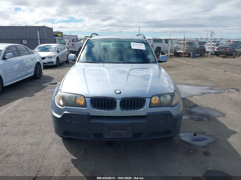 2004 BMW X3 2.5I VIN: WBXPA73424WB24797 Lot: 43335313