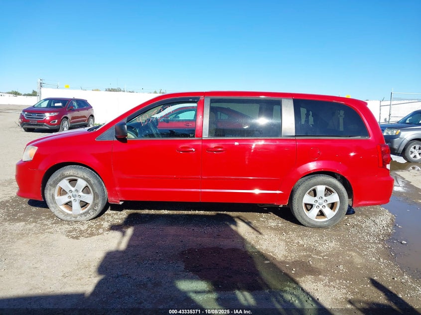 2013 Dodge Grand Caravan Se VIN: 2C4RDGBG5DR712529 Lot: 43335371
