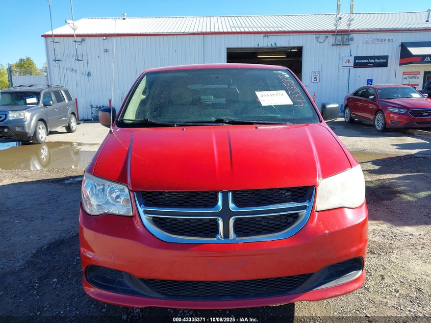 2013 Dodge Grand Caravan Se VIN: 2C4RDGBG5DR712529 Lot: 43335371