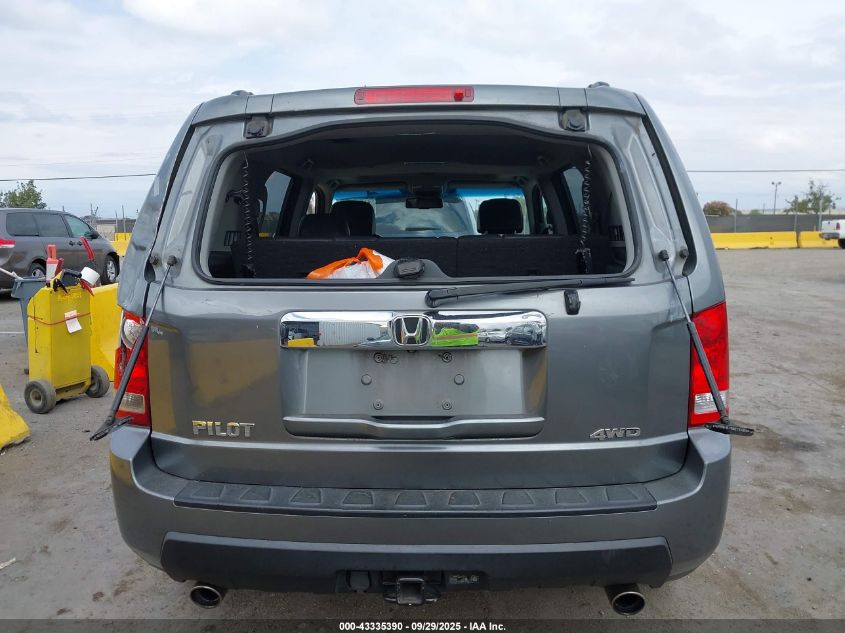 2009 Honda Pilot Ex-L VIN: 5FNYF48529B038305 Lot: 43335390