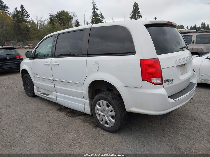 2014 DODGE GRAND CARAVAN SE 2C7WDGBG6ER432335