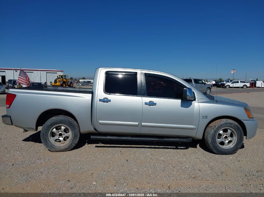 2004 Nissan Titan Se VIN: 1N6AA07A74N588341 Lot: 43335447